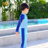 361°儿童连体泳衣男童防晒潜水服中大童宝宝夏季长袖长裤游泳装 实拍图