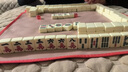 紫湖麻将牌家用手搓一级品大号36/38/40/42/44#象牙色麻将送桌布骰子 30号象牙白麻将144张 赠手提包+骰子+带兜桌布 实拍图