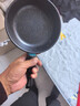 【亏本清仓】韩式麦饭石色不粘锅平底锅铁锅电磁炉不带盖 黑色小煎锅 16cm 实拍图