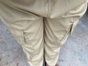 雅鹿美式工装裤子男春秋季新款宽松休闲裤男士加绒厚潮流直筒运动长裤 A137卡其色【高品质】39 常规 XL 120斤-140斤 实拍图