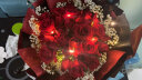 琐拉情人节鲜花速递红玫瑰花束求婚生日礼物送女友全国同城花店配送 33朵红玫瑰花束满天星款 实拍图