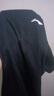 李宁（LI-NING）t恤男短袖衣服运动服饰篮球体恤夏季2025冰丝速干跑步男士健身装 新基础黑 L 实拍图