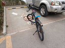 EG7山地自行车成人学生变速越野单车双减震赛车26寸青少年男女 辐条【升级减震 轻量铝架】炫彩 24寸27速【适合：145-165CM】 实拍图