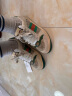 GUCCI古驰Screener系列女士织带拼接皮革运动鞋[脏脏鞋] 黄油色/米色/乌木色/绿色 37.5IT 晒单实拍图