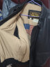 Luxury Lane真皮皮衣夹克男士二战经典A2飞行员皮夹克加棉保暖外套加肥加大 猪皮 黑色 M(体重70-80kg) 实拍图