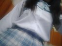 圣洛锋 原创JK制服百褶裙女银线格裙套装全套少女学生日系学院风 绿野仙踪（45CM短袖套装） M 腰围（64-68） 实拍图