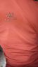 KUKF轻奢高档品牌短袖T恤男装夏季莫代尔新款冰丝速干凉感简约半袖 8817-401锈红色 L（建议100-120斤） 晒单实拍图