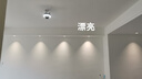 优赞 led深防眩射灯小山丘嵌入式射灯客厅洗墙灯卧室背景墙灯S035 防眩射灯-4000K-白杯 功率9W  开孔75-80mm 实拍图