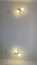 施科普 北欧美式壁灯简约现代客厅背景墙壁卧室床头客厅过道楼梯灯具 Y001-2配12瓦灯泡（右款） 晒单实拍图