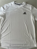 adidas速干运动健身上衣圆领短袖T恤男装阿迪达斯官方轻运动 白色/黑色 A/XS 实拍图