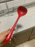 Amercook  硅胶锅铲 煎锅不粘锅炒菜铲硅胶汤勺耐高温食品级厨房家用铲勺 红色硅胶锅铲+汤勺 实拍图