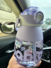BABLOV花伴森塑料大肚杯女士大容量运动水杯夏季儿童孕妇吸管杯紫色1.6L 晒单实拍图