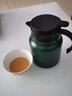 正扬 焖茶壶高档316不锈钢内胆泡茶保温壶茶水分离茶壶大容量闷泡壶 闷茶壶(1000ML)+孔雀绿 实拍图