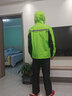全燕（Q QUANYAN）雨衣雨裤套装男女电动摩托车雨衣双层分体式成人水衣骑行外卖雨服 红搭黑-双帽檐可拆卸 L 实拍图