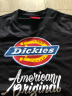 dickiesDickies 时尚字母LOGO印花短袖T恤 DK007087   黑色 L 实拍图