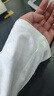 尚都比拉长袖纯棉t恤女春秋宽松显瘦内搭打底衫刺绣上衣 云白 L  实拍图
