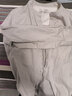 无印良品（MUJI） 女式 法兰绒 立领衬衫长袖格子上衣秋季白衬衣纯棉全棉 BCB41C2A 米色格纹 M 实拍图
