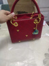 袋鼠（KANGAROO）红色包包女包2024七夕手提包单肩斜挎包新娘包戴妃包时尚洋气 红色 实拍图
