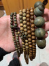 陶木缘天然绿檀香木手串把件男佛珠文玩本命新年礼物品老料中国风 绿檀香木8mm108颗 实拍图