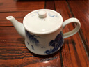京德 景德镇陶瓷茶壶手绘青花功夫茶具带把纯手工绘画茶壶 青花山水帆影壶 150ml 实拍图