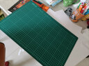 可得优（KW-triO）多规格切割垫 切割刀垫板 划痕自愈 彩色双面模型防滑雕刻板 PVC切割垫 绿色【A3双面切割垫板】 单个 晒单实拍图