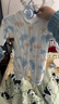 棉芹婴儿衣服秋冬季宝宝纯棉外出服保暖连体衣新生儿衣服40g薄款棉衣 鲸鱼 73cm （推荐14-17斤） 实拍图