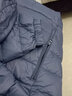 鸭鸭（YAYA）羽绒服男士轻薄短款修身时尚连帽保暖易打理外套简约潮D 蓝灰色连帽 2XL /185 实拍图