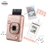 INSTAX富士instax立拍立得 数模一次成像相机（具有手机照片打印功能）mini Liplay 腮红金 实拍图