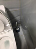 潜水艇 家用马桶刷套装北欧创意免打孔浴室卫生间洗厕所挂墙壁壁挂刷子新款长柄软毛清洁可落地马桶刷 深蓝 实拍图