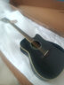 雅马哈（YAMAHA）FG830/FG850/FS830/FS850吉他初学者民谣单板学生木吉他电箱琴 FGX830C 黑色亮光-41英寸电箱款 实拍图