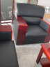 洛来宝简约现代木质办公沙发商务办公室沙发茶几组合3+1+1+长几+方几 实拍图