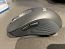 罗技（Logitech）M650无线蓝牙鼠标 办公蓝牙静音鼠标Mac苹果ipad鼠标人体工学 双模鼠标大小手可选电池版男女通用 M650大手型-黑L（M750入门款） 实拍图