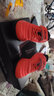 卡尔美（KELME）儿童足球鞋魔术贴免系带碎钉TF透气学生球鞋6873003 荧光橙 29 实拍图