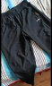 李宁运动裤男春夏季速干冰丝卫裤跑步健身裤宽松直筒休闲长裤子黑色3X 晒单实拍图