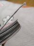 观玉扁盒文玩绳芊绵线金刚星月菩提念珠线耐磨绳子手串绳串珠 1.5mm银 实拍图