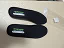 以齐适配斯凯奇鞋垫原装品质高弹记忆绵鞋垫skechers运动透气减震吸汗 四代高弹黑色【一双装】 43码 实拍图