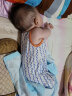 巴拉巴拉婴儿衣服男童连体衣女宝宝爬服哈衣夏薄外出萌趣蓝白色调066cm 实拍图