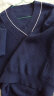 FINITY冬季新款时尚纯色针织衫减龄休闲气质套头毛衫女 藏青色 M 晒单实拍图