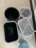 得力(deli)得心285mm(11.5L)黑色压圈方形纸篓 办公居家垃圾桶PG307 实拍图