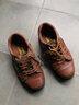 路伴工装鞋男士低帮系带牛皮英伦鞋休闲大头男士工作鞋户外休闲鞋 沙漠色 39 实拍图