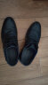 红蜻蜓舒适商务休闲时尚系带皮鞋男士正装德比婚鞋 WTA73761 黑色 43 实拍图