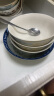 浩雅景德镇陶瓷米饭碗面碗大容量汤碗 时光漫步6英寸4只装 实拍图