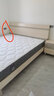 全友家居 原木风双人大床主卧室高脚床1.8米x2米现代简约板式床家具 实拍图