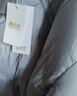 雪中飞女士鹅绒糖果色羽绒服简约百搭日常通勤立领纯色冬季保暖外套潮 灰色 L (170) 实拍图