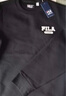 斐乐（FILA）官方男子加绒保暖卫衣秋冬季时尚休闲简约圆领套头衫长袖上衣男装 军旅绿-KK S 实拍图