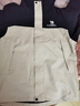 骆驼（CAMEL）[北风]三合一冲锋衣户外登山服防风防雨防污抓绒羽绒内胆运动外套 [抓绒]幻影黑冰晶灰色男 A13CAXX085Z S 实拍图