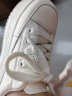 他她（TATA）厚底板鞋女松糕小白鞋商场新款2024春季DWBX1AM4【预售】 米白 36 晒单实拍图