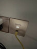 TP-LINK TL-AP450I-PoE薄款深空银(方) 450M无线86型面板式AP 企业级酒店别墅全屋wifi接入POE供电 AC管理 实拍图