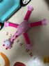 西下儿童玩具吸盘创意伸缩长颈鹿卡通发光百变动物管减压安抚生日礼物 实拍图