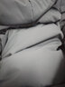 老人头（LRT）90%鹅绒中长款羽绒服男中老年可脱卸内胆保暖防风防寒服男士外套 灰绿 L /175 实拍图